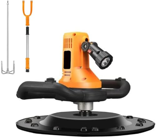 RayGenius Intonacatrice per Calcestruzzo con Bastone di Miscelazione - Intonacatrice Elettrica con 6 velocità E Illuminazione - Intonacatrice per Pareti per Un'Intonacatura Efficiente delle Pareti