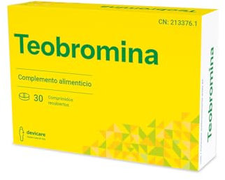Teobromina - Contribuye a Evitar y Disolver Piedras en los Riñones - Diurético - 30 comprimidos/500mg