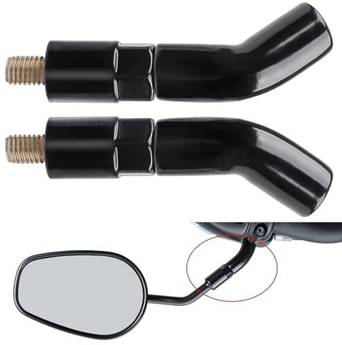 Motorradroller Spiegel Für Sportster X883 1200 Eisen 883 2Pcs Motorrad Rückspiegel Vorbau Extender Verlängerung Riser Adapter Motorradspiegel