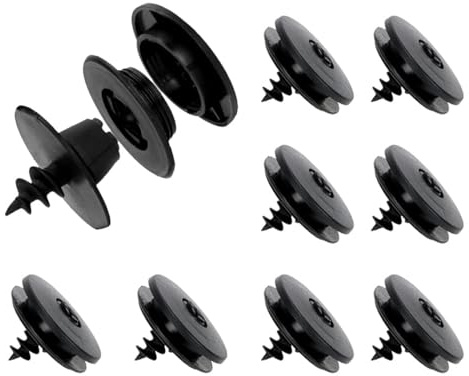 WeddHuis 8 Stück Auto Fußmatten Clip, Befestigungsclips für Autoteppiche, 3-in-1 Universal Auto Fussmatten Fixclips, Fußmatten Befestigung Druckknopf, Befestigung am Autoteppich