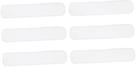 BESTonZON 6stücke Bauchgurt Für Junge Mädchen Bequeme Nabelschoner Aus Baumwolle Für Neugeborene Waschbar Und Wiederverwendbar Weiß