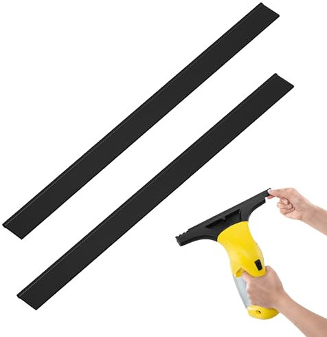 2 pcs Replacement Blades for Karcher Window Vac 280mm, Replacement Rubber Blades Compatible with WV2 WV5 WV50 WV55 WV60 WV75 karcher Window vac Accessories