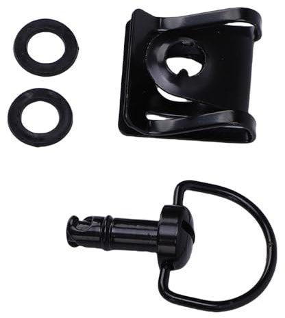 Yctze Sujetadores de Liberación Rápida de 17 Mm Pernos de Carenado Carreting de Carreras de Black Metal para la Motocicleta Enduro con una Instalación Fácil de Soporte