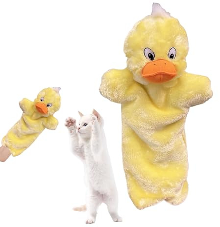 Plüschpuppen - Fingerpuppe | Katzen Spielzeug Ringen Puppe - Zum Spielen Geschichtenerzählen Familie Kinder Ostern