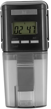 BESPORTBLE Automatic Fish Feeder for Aquarium with Adjustable Daily Feeding LCD Timer Display Capacity Dispenser Easy Installation for Fish Tank and Turtle Care