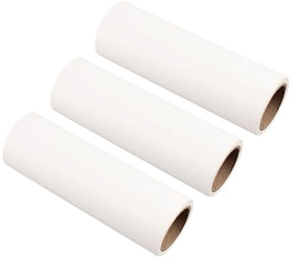 UTHCLO 90 Sheets Sticky Lint Roller Paper Refills Removable Adhesive Pet Hair Remover for Clothes Furniture Bed Sofa Portable and Easy to Use Accessories