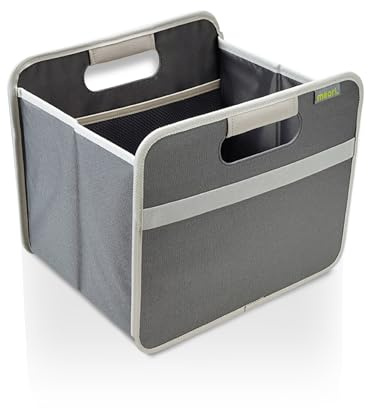meori Aufbewahrungsbox faltbar Traglast 30 kg - 32 x 26,5 x 27,5 cm Größe S - Granite Grey