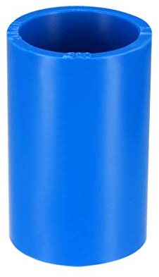 sourcing map 5pcs Manchon PVC 20mm raccord tuyau droite connecteur adaptateur couplage bleu