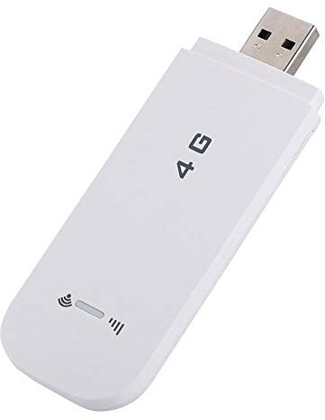 ASHATA LTE USB Router, Laptop Adapter for High Speed USB Dongle 4G Modem Pocket WiFi Router,4G LTE USB Adapter for USB Flash Drive FDD B1/ B3 Fascia Mobile Hotspot with Slot for SD/TF Slot