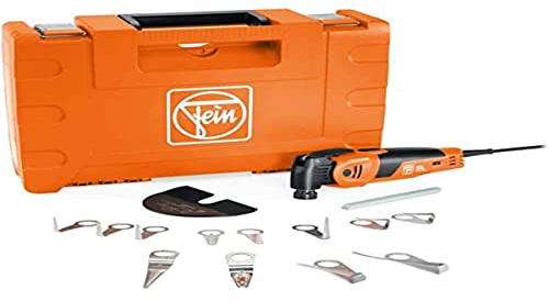 Fein MULTIMASTER MM 700 1.7 Q Autoglas (Multitool mit 5 m Kabel, 450 W, Multifunktionswerkzeug für KFZ-Bereich, inkl. Schutzabdeckung, Schärfstein, Schneidmesser, mit Kunststoffkoffer) 72297062000