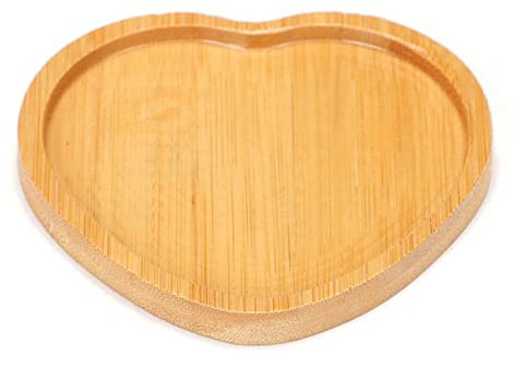 Bandeja de tocador de madera, organizador de encimera, bandeja de servir, bandeja de almacenamiento de joyas, bandeja dispensadora de jabón, bandeja de baño, platillo de bambú para plantas suculentas,