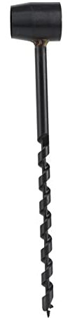 Manual Drill, Black Manual Auger Drill Manual Auger Manual Hand Drill Post Hole Auger Hand Auger Wood Drill for Woodworking Drilling(10-230mm)