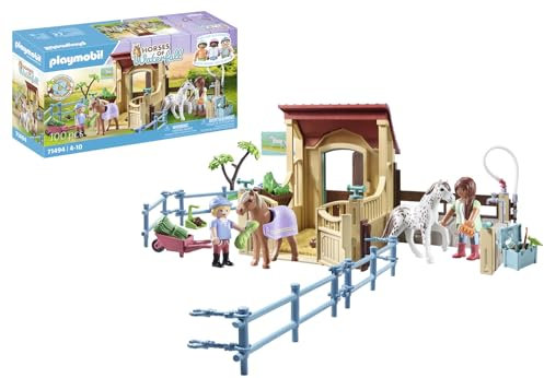 PLAYMOBIL Horses of Waterfall 71494 Reitstall, aufregende Reitabenteuer auf der Waterfall Ranch, mit vielfältigem Zubehör, detailreiches Spielzeug für Kinder ab 4 Jahren