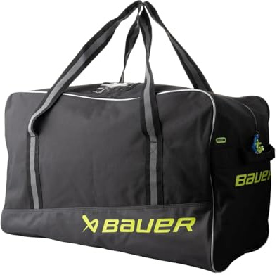Bauer Hockey Core Borsa '24 (Nero/Neon, Junior/Medium (81,3 x 45,7 x 40,6 cm)