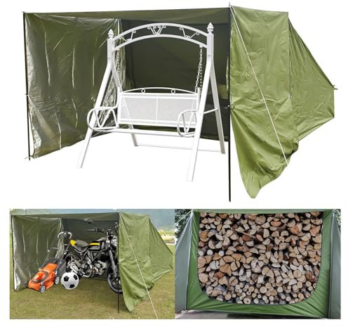 YSMSMZJK Abri De Jardin avec Toile D'ombrage Amovible Abris De Jardin Pliable Et Facile à Ranger Tente Garage Abri Velo Exterieur Jardin