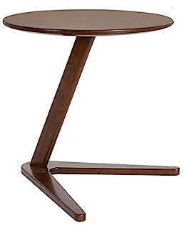 KROVEDY Moderner Beistelltisch, Couchtisch, breiter C-förmiger Beistelltisch, Nachttisch, moderner Gummibaum, Schlafzimmer, Aufbewahrung, Sofa, Beistelltisch, Büro, Snacktisch, Laptop, Schreibtisch