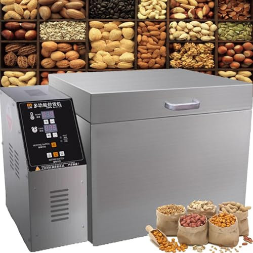 YXFAZPP Commercial Coffee Roaster Machine - Electric Coffee Bean Roaster, Adjustable Temperature 0-350° And 0-99min Timing, Small Machine For Frying Grains, Sesame (4000g)