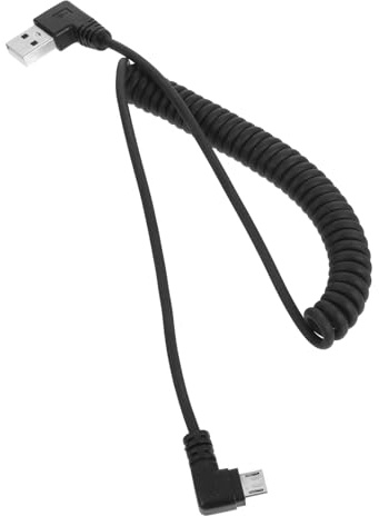 VILLFUL Usb Charging Cable Spring Coiled Micro Usb Cable Fast Charge Data Wide Compatibility for Smartphones Tablets