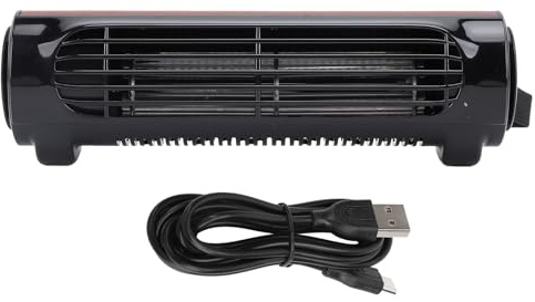 Riuulity 3 Vitesses Ventilateur de Refroidissement de Siège D'auto à Alimentation USB, Ventilateur de Refroidissement du Ventilateur de Voiture Portable (BROWN)