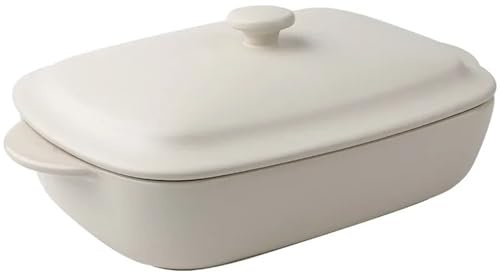 Ceramic Bakeware Set, Baking Dishes for Oven Cheese Gratin Plate Baking Tray for Oven Tray Home Dinner Plate Baking Pan with Lid Porcelain Dishes Ceramic Pans Bakeware Bread(A)