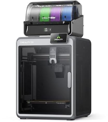 Creality K2 Combo (A) Multi-Color 3D Printer 16 Colors Printing, New CFS System, 600mm/s High-Speed Printing, Auto Leveling, 260x260x260mm Build Volume, Next-Gen Direct Drive Extruder