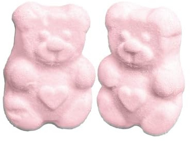 Marshmallow 900 gr ORSETTI ROSA soffici, con una copertura di zucchero brillante