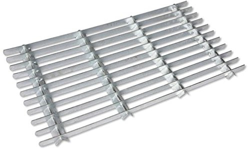 CKB LTD® Metal Grill Galvanised Steel Doormat Small Verzinkte Fußmatte Metall-Grill Galvanisierter Stahl-Fußmatte Fußmatten Garten-Eingang Eingangstür Heavy Duty Stiefel-Schaber-Matten - klein
