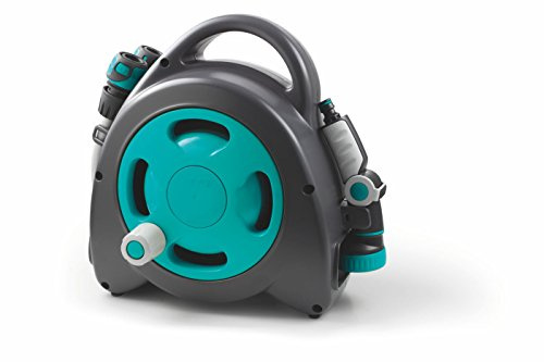 G.F. 80265608, Aquabag Maxi, Avvolgitubo Compatto con 16,5 Metri di Tubo e Kit Plug&Play, Blue