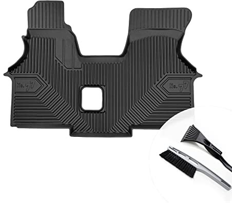 moto-MOLTICO Gummimatten Auto, 4-teiliges Set, Allwetter Gummi Fußmatten mit Rand, Antirutsch & Wasserfest Autoteppiche - passend für VW T4 1990-2003