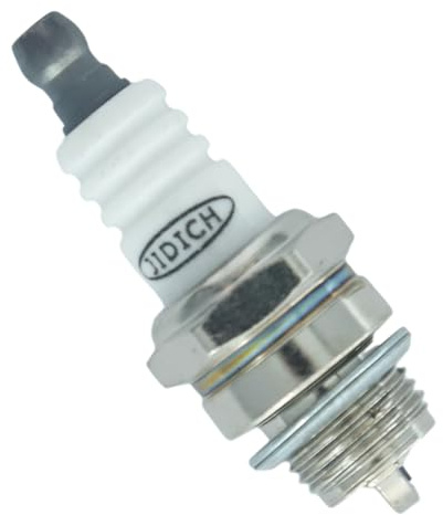 Candela di accensione per NGK BPMR7A L7T e Champion CJ8 RCJ6Y RCJ7Y ADEFOL - Candela di accensione universale per Stihl e per Husqvarna motosega e tosaerba (argento)
