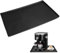 Silikonmatte Kaffeemaschine 46x28cm Kaffeemaschine Unterlage Anti-Rutsch, Wasserdicht Unterlage Kaffeemaschine, Schwarz Matte Kaffeemaschine für Fritteuse Backofen Standmixer Toaster Entsafter