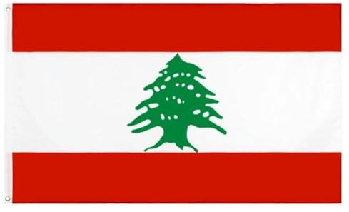 Wudaizhi Le Drapeau De La République du Liban 90 * 150 Cm Douban du Liban National Flag for Outdoor Garden Patio Lawn Home Decoration