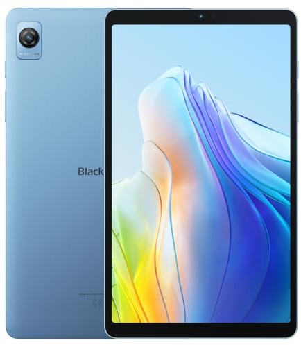 Blackview Tab 60 - Tablet sottile e leggero con touch screen - Display da 8,68 - 4 GB RAM + 128 GB ROM - Unisoc T606-5 MP + fotocamere da 8 MP - Batteria da 6050 mAh - Blu