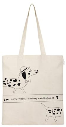 Eco Right Aesthetic Canvas Tote Bag for Women, Cute, Trendy & Reusable Cotton Bags for School, Shopping, Gym, Library and Beach, Perfect for Groceries, Gifts for Teachers