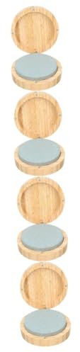 Angoily 4 Pièces Pierre à Aiguiser Ronde Trousse Hacher Mondial Ciseau Outils Taille Aiguiseurs Des Ustensile Bloc Tronçonneuse Pierres à Aiguiser Complet Corindon