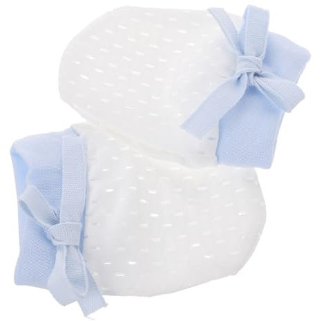 SHERCHPRY Babyfäustlinge Mit Kordelzug Kratzfrei Aus Seide Und Atmungsaktiv Für Neugeborene Und Kleinkinder Monate Passend Für Jungen Und Mädchen Waschlappenhandschuhe Babyhandschuhe Fäustli