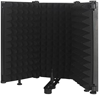 Microfono pieghevole regolabile portatile isolamento acustico pannello vocale fonoassorbente piastra insonorizzante