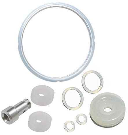 TamBee Silicone Sealing Ring Clear Pressure Cookers Gaskets Universal Replacement Floater and Sealer for 8 Quart Power Pressure Cookers Replacement Parts Set of 9