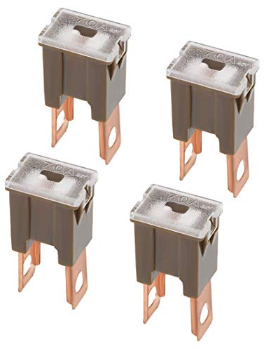 sourcing map Tridge Fuse 32V 70A Male Terminal Blade J Case Box for Truck 4pcs