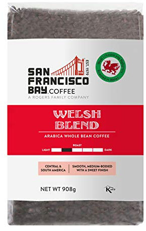 San Francisco Bay Welsh Blend, Whole Bean Coffee, 908g - Medium Roast