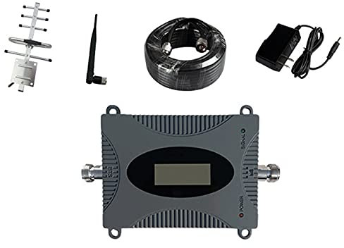 Amplificateur de Signal téléphonique GSM 900MHz Bande avec antennes (fréquence Unique) Amplificateur pour Téléphone Zone Couverte 100-200㎡