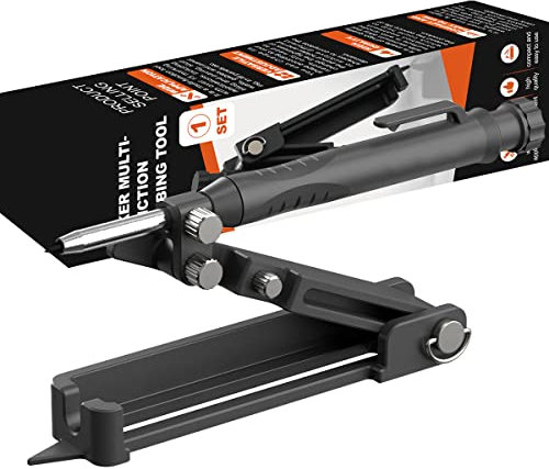 Keyohome Strumenti di tracciatura multifunzionali, strumento di tracciatura con matita a foro profondo, calibro di contorno con serratura per copiare con precisione la forma irregolare