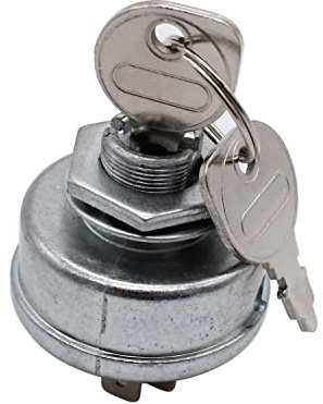1 interrupteur d'allumage SHLPDFM pour tondeuse à gazon 24 V - Interrupteur d'allumage 5 broches 725-0267 925-0267A STD 365402 - Compatible avec tracteur de gazon Craftsman