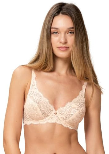 Triumph Amourette 300 High Apex Bra Orange Highlight Beige 46D
