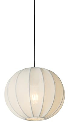 Qazqa Design Pendelleuchte, Pendellampe - Plu - Weiß, 30cm, Ideal als Wohnzimmerlampe
