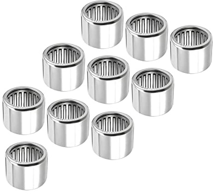 Kozelo 10 st HK2020 Nålrullager - [20 mm x 26 mm x 20 mm] öppen ände för växlingslåda, kromstålrullar