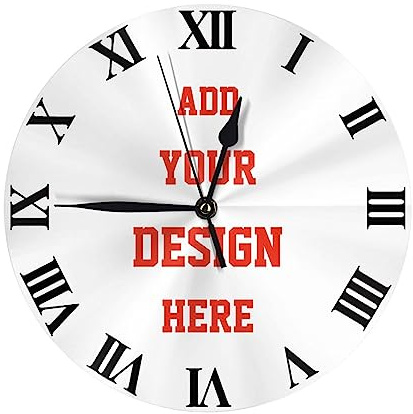 Orologio personalizzato con foto, orologi personalizzati da parete, orologio fotografico personalizzato regalo per San Valentino, festa della mamma, soggiorno, camera da letto, decorazioni per casa