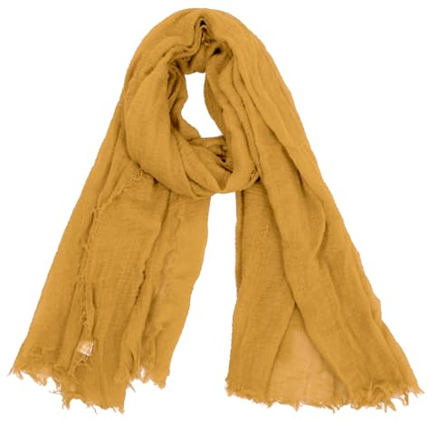 Van Der Rich ® - Schal mit fein gekreppter Oberfläche für Damen und Herren