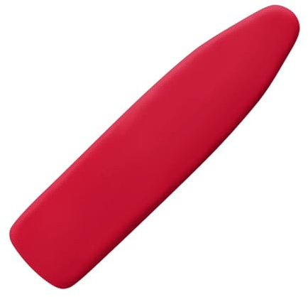 Wanyint Red Print Ironing Board Cover Resist Scorching Table Top Ironing Board Cover with Cozy Nose Pocket Extra Wide Ironing Board Cover and Pad