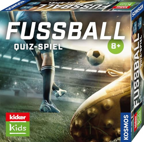 Kosmos 684327 Kicker Kids Football Quiz, Football Board Game for 2-4 Players with Football Professionals from Kicker Kids Magazine, Ideal as a Football Gift for Children and Fans from 8 Years